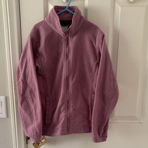 Columbia Dusty Mauve Full-Zip Fleece Jacket